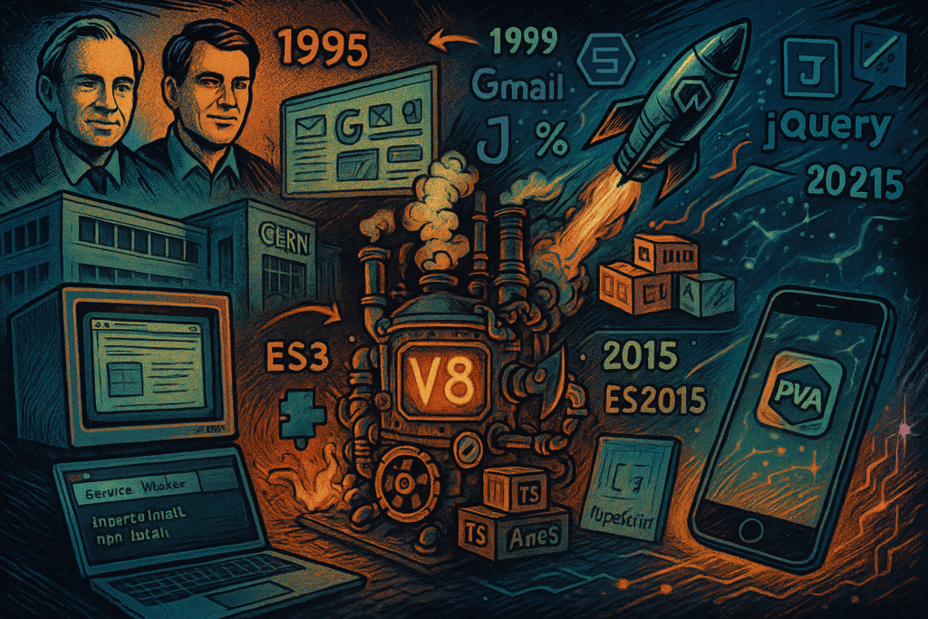 Javascript from Joke to Joy to Juggernaut in 30 Years - Javascriptage