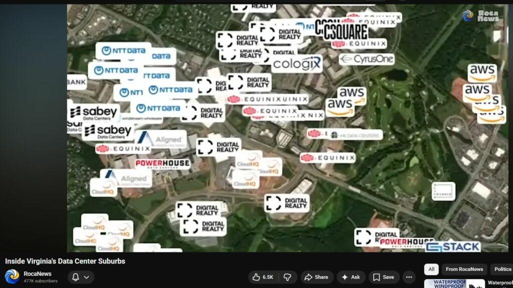 Northern Virginia DataCenter Alley - 40% of Internet Traffic
