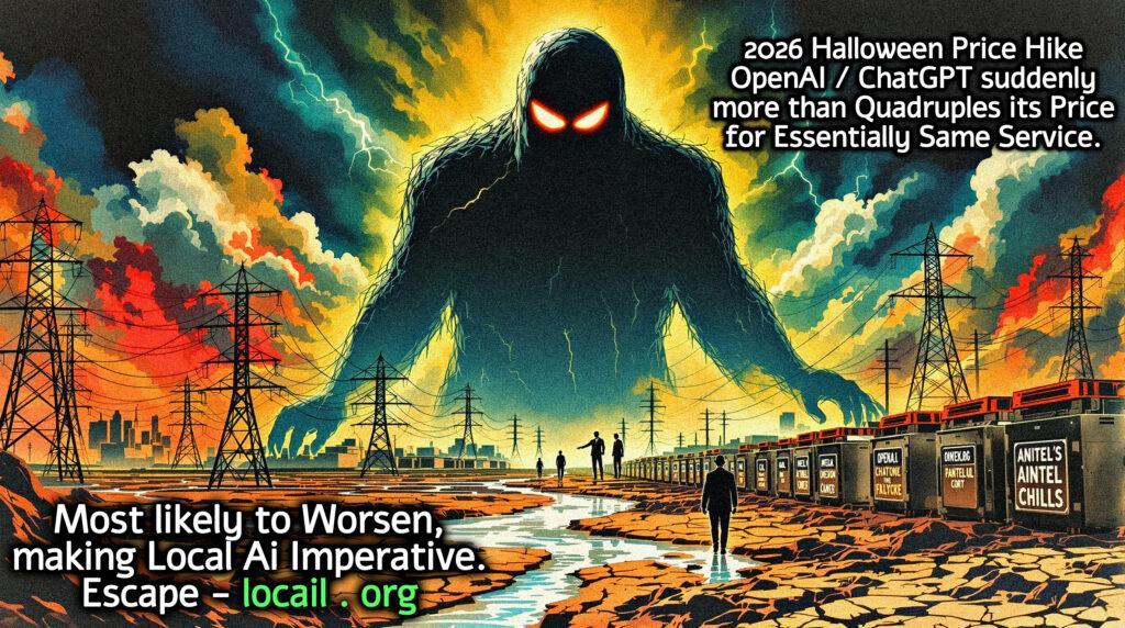 ChatGPT Halloween Hike - A Suddenly Quadrupled Price